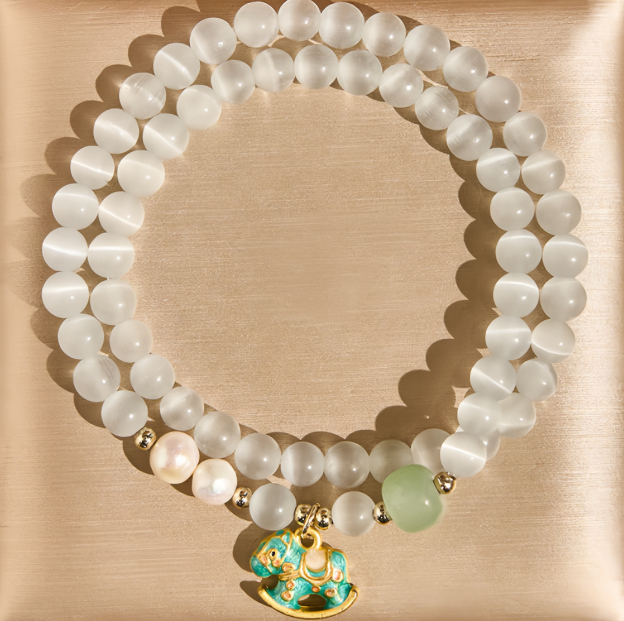 Dreamy Little Horse Niche High-End Bracelet Retro Chinese Style Pixiu Good Luck Coming Soon Wealth Birthday Gift