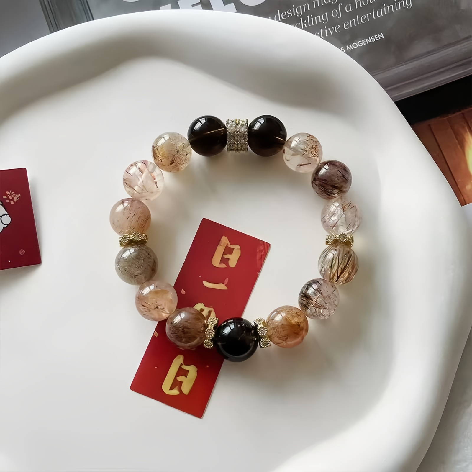 Natural Smoky Quartz Bracelet: Wealth Magnet & Grounding Stone