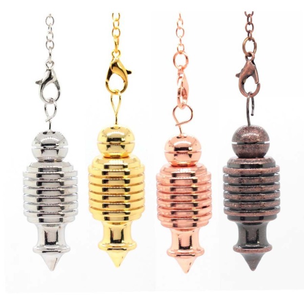 Metal cone detachable pendulum pendant| Reiki healing meditation yoga energy balance- EclatDoré