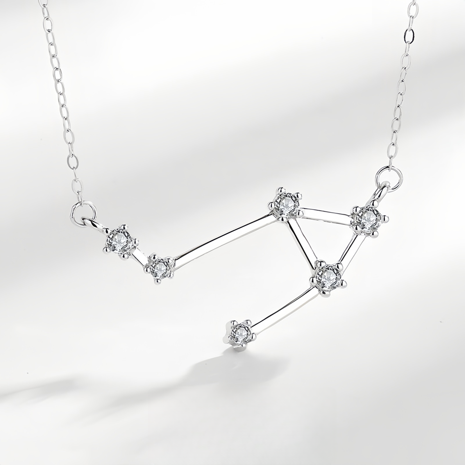 925 Sterling Silver Zodiac Astrological Blessing Pendant Necklace- EclatDoré