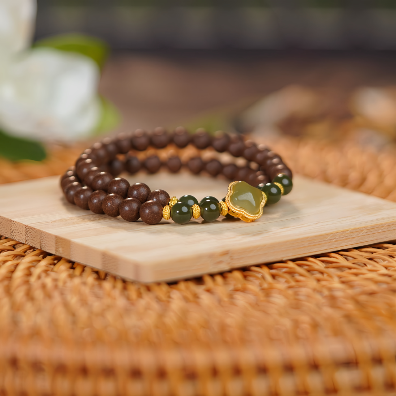 Chinese Herbal Healing Beads Bracelet - Wellness & Inner Balance- EclatDoré