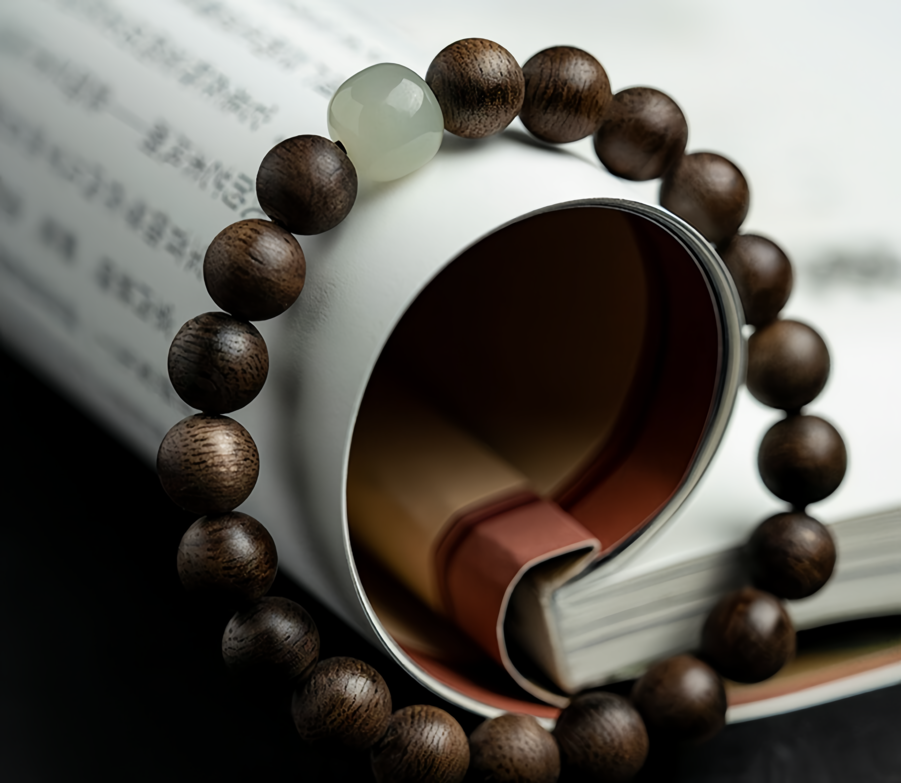 Buddhist Handmade Hotan  Jade Agarwood Jewelry – Perfect Gifts for Couples in 2025- EclatDoré