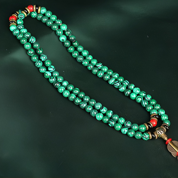 Tibetan Mala Red Turquoise Lucky Necklace Bracelet