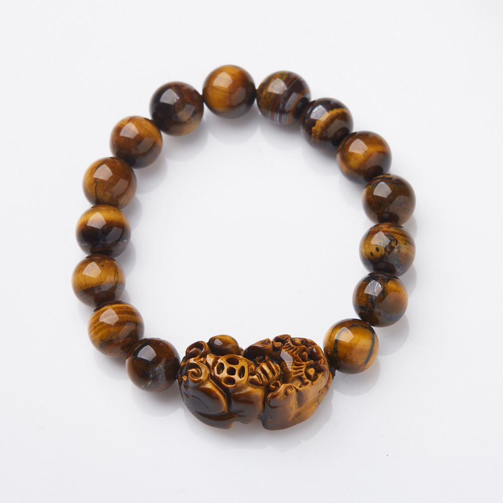 Natural Tiger Eye Wealth Bracelet- EclatDoré