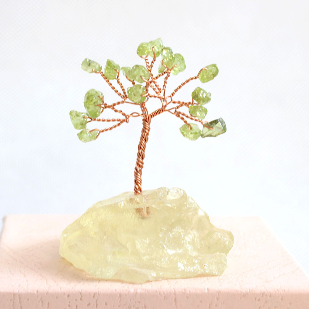 Rainbow Natural Crystal Tree of Life Fortune Decoration- EclatDoré