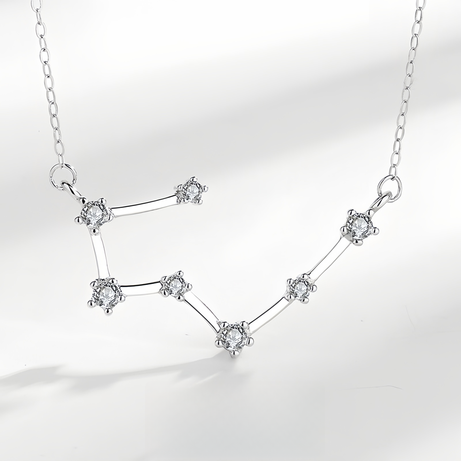 925 Sterling Silver Zodiac Astrological Blessing Pendant Necklace- EclatDoré