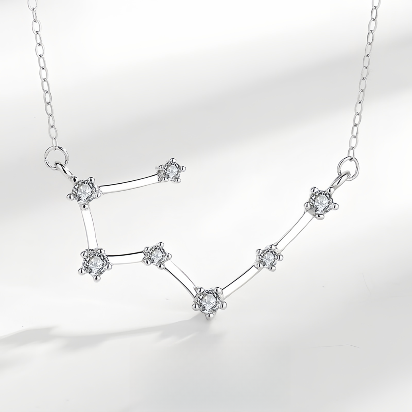 925 Sterling Silver Zodiac Astrological Blessing Pendant Necklace- EclatDoré