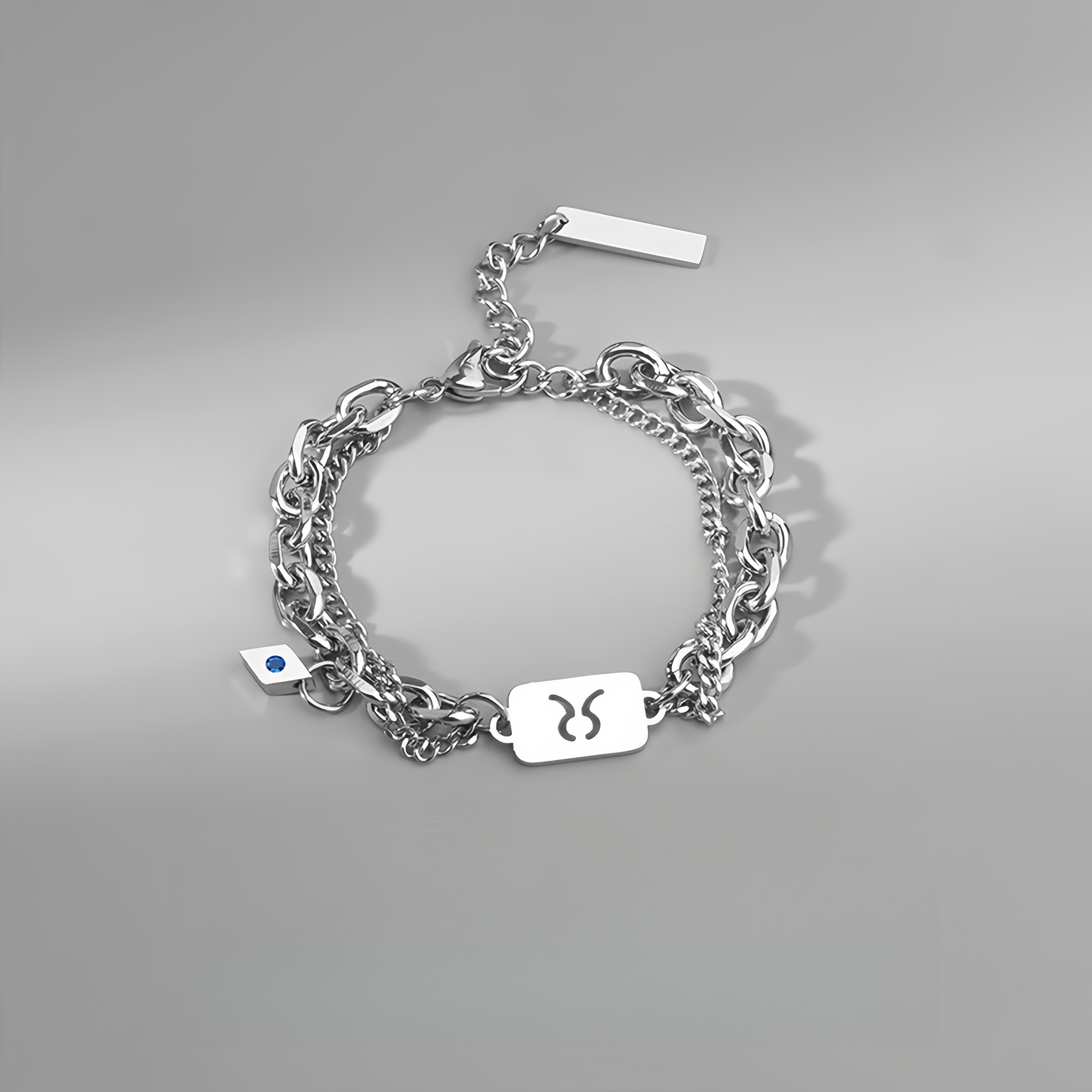 Titanium Steel 12 Zodiac Signs Peaceful Guardian Elegant Bracelet- EclatDoré