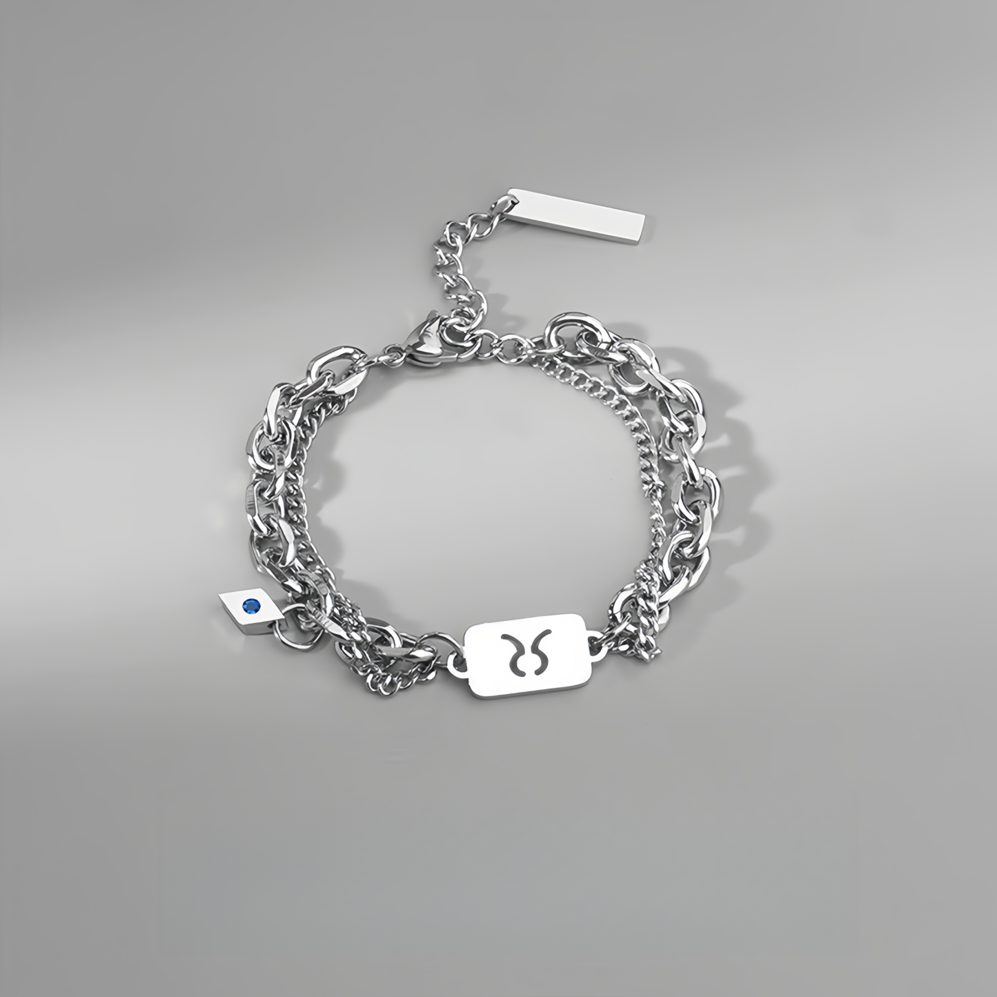 Titanium Steel 12 Zodiac Signs Peaceful Guardian Elegant Bracelet- EclatDoré