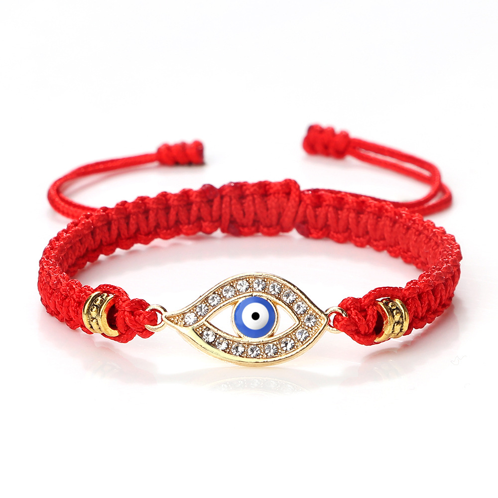 Tibeatan Buddhism Evil Eye Keep Away Evil Spirits String Bracelet- EclatDoré