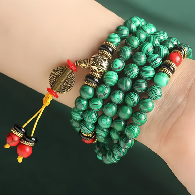 Tibetan Mala Red Turquoise Lucky Necklace Bracelet