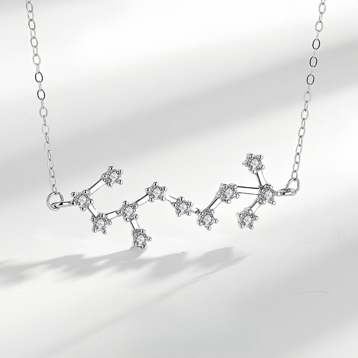 925 Sterling Silver Zodiac Astrological Blessing Pendant Necklace- EclatDoré