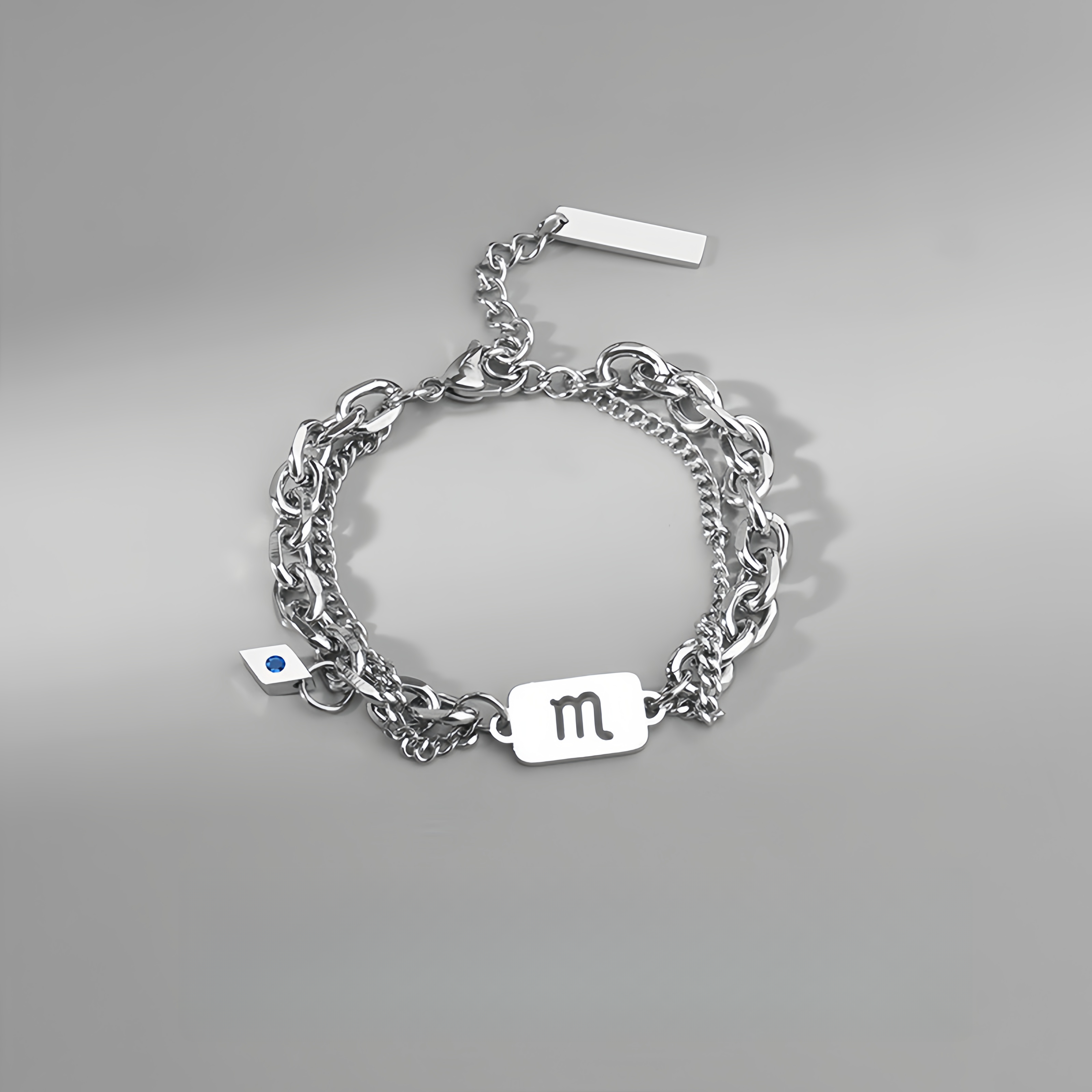 Titanium Steel 12 Zodiac Signs Peaceful Guardian Elegant Bracelet- EclatDoré