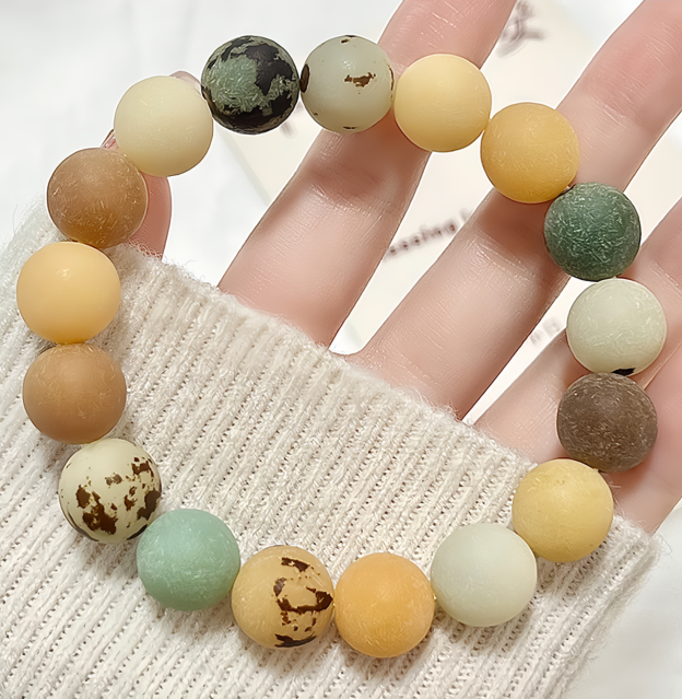 2025 New Arrival Natural White Bodhi Seed Zen Meditation Bracelet- EclatDoré