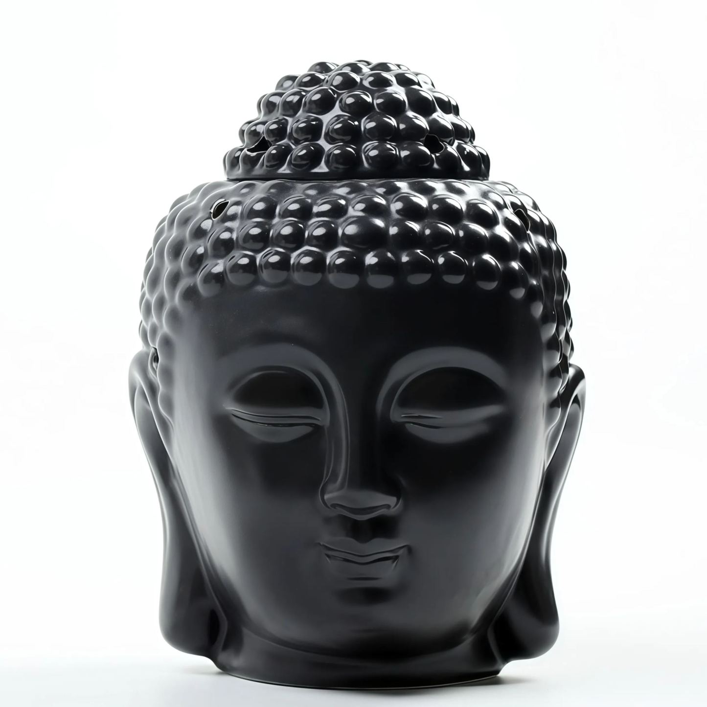Handcrafted Ceramic Buddha Head Candle Aromatherapy Diffuser- EclatDoré