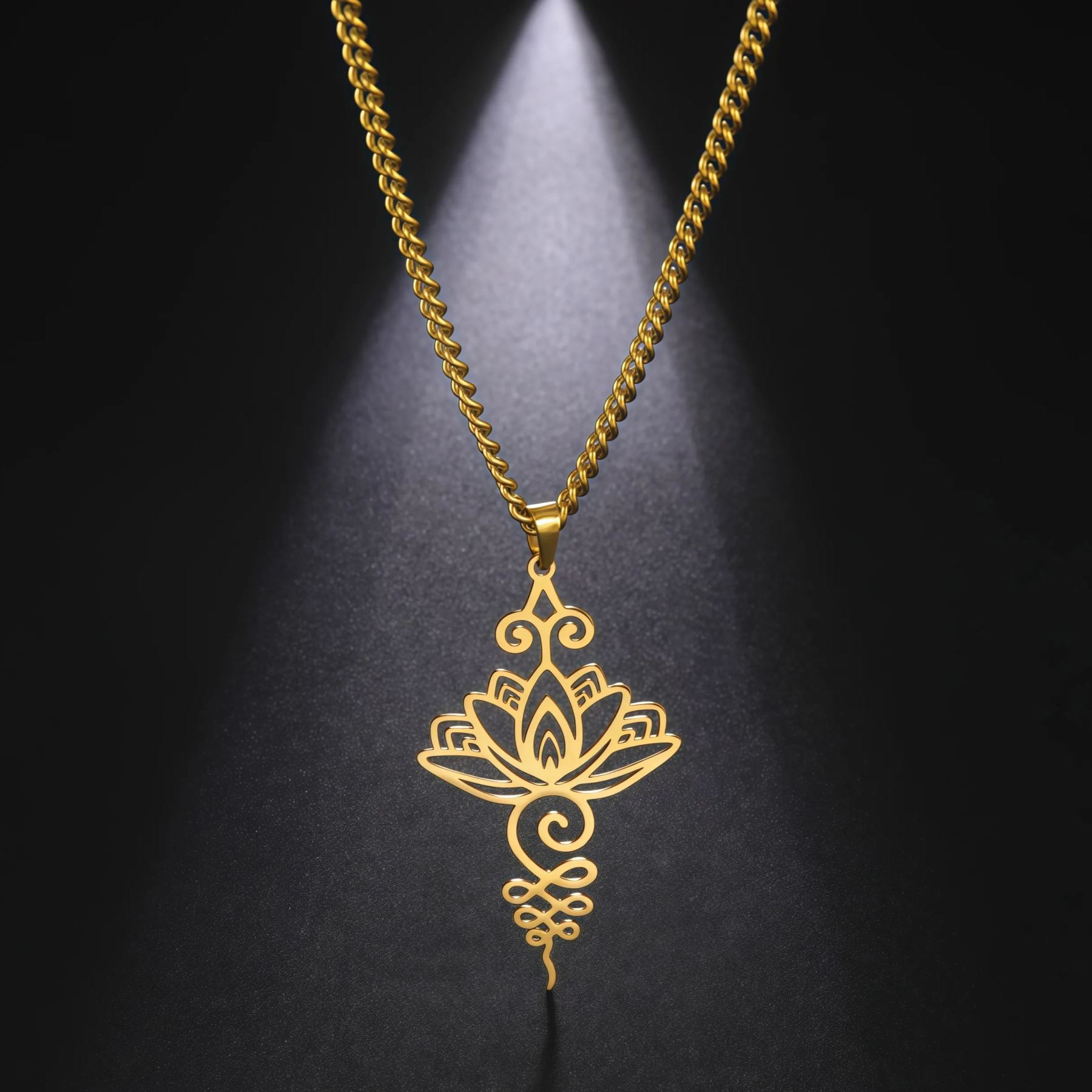 Pendant Yoga Healing Necklace |   Tibetan Buddhist Meditation Amulet