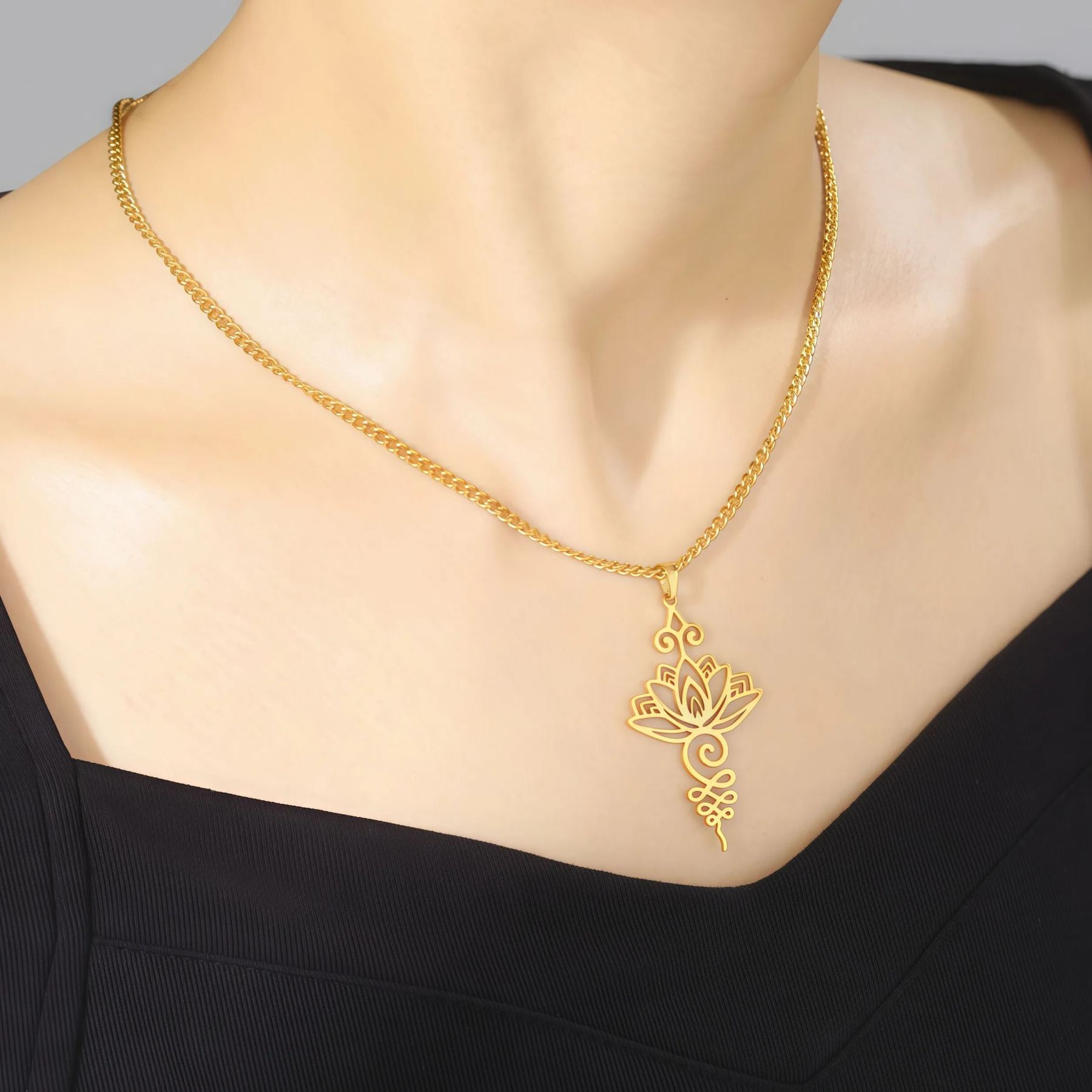 Pendant Yoga Healing Necklace |   Tibetan Buddhist Meditation Amulet