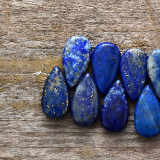 Lapis Lazuli Blue Teardrop Healing Earrings |   Best Gift for Christmas and Valentine's Day- EclatDoré