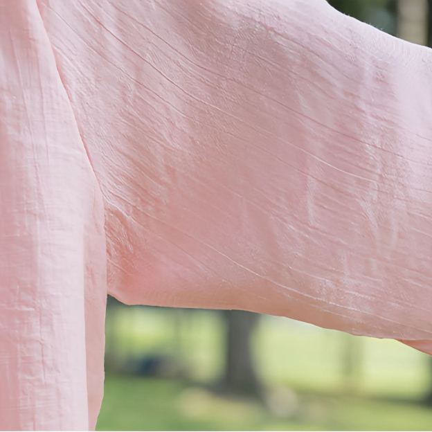 Zen Cotton and Linen Round Neck Mid Sleeve Suit