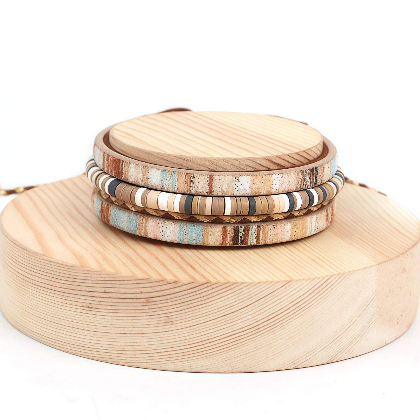 "Triple Guardian" Bohemian Braided Leather Bracelet