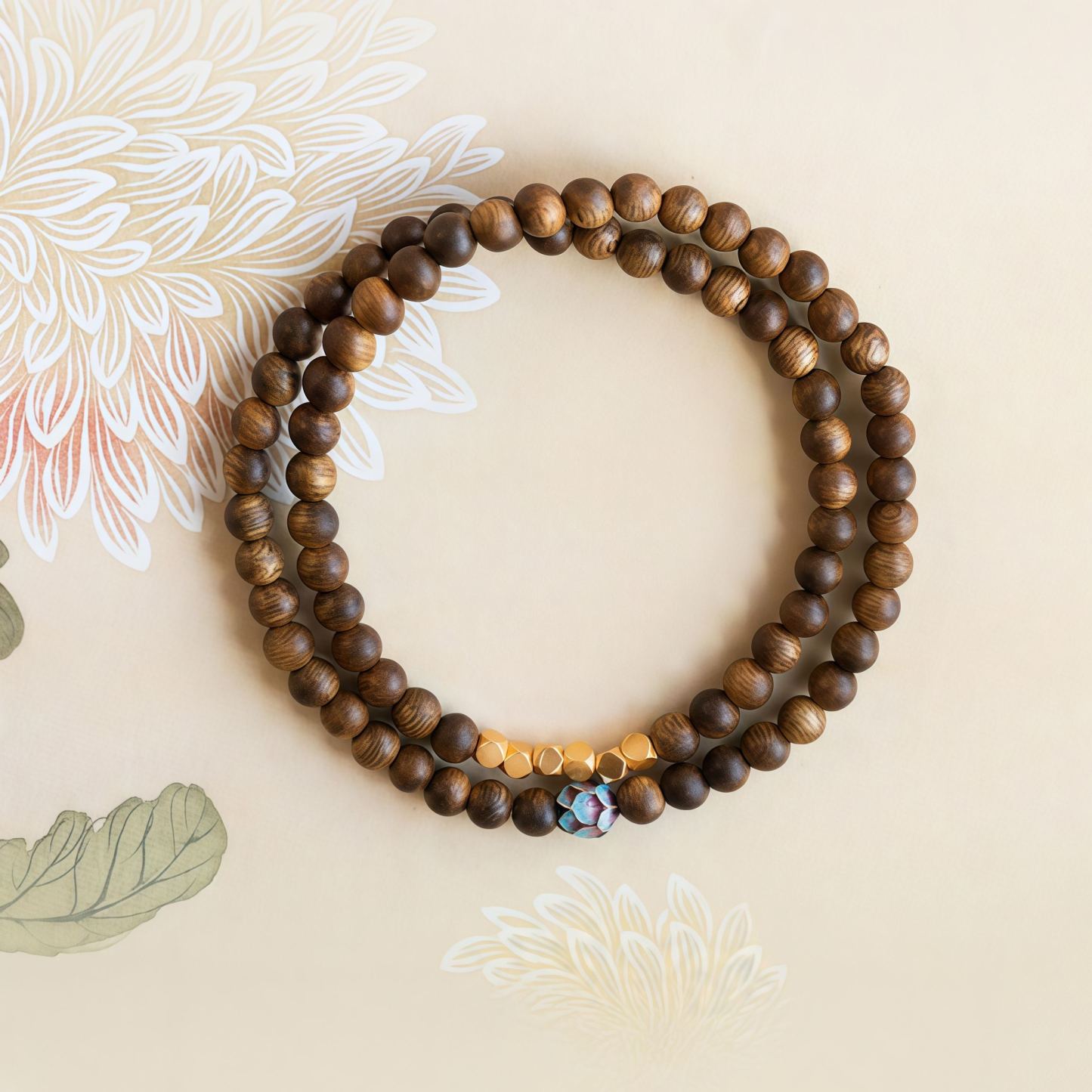 2025 Hot Sale Natural Sandalwood Sinking Bracelet| Soothing and Sleep-Inducing