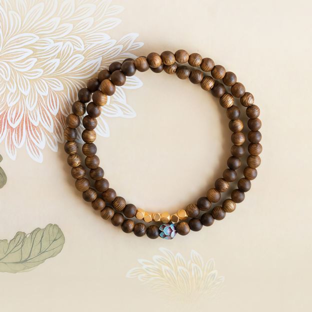 2025 Hot Sale Natural Sandalwood Sinking Bracelet| Soothing and Sleep-Inducing