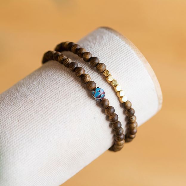 2025 Hot Sale Natural Sandalwood Sinking Bracelet| Soothing and Sleep-Inducing