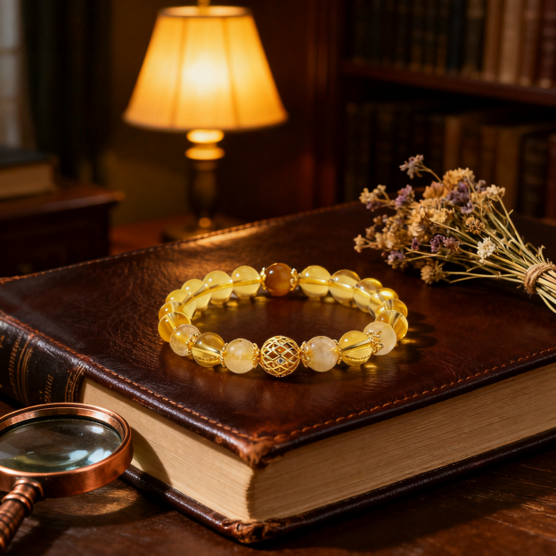 Natural Citrine Wealth Bracelet: Attract Money & Good Fortune