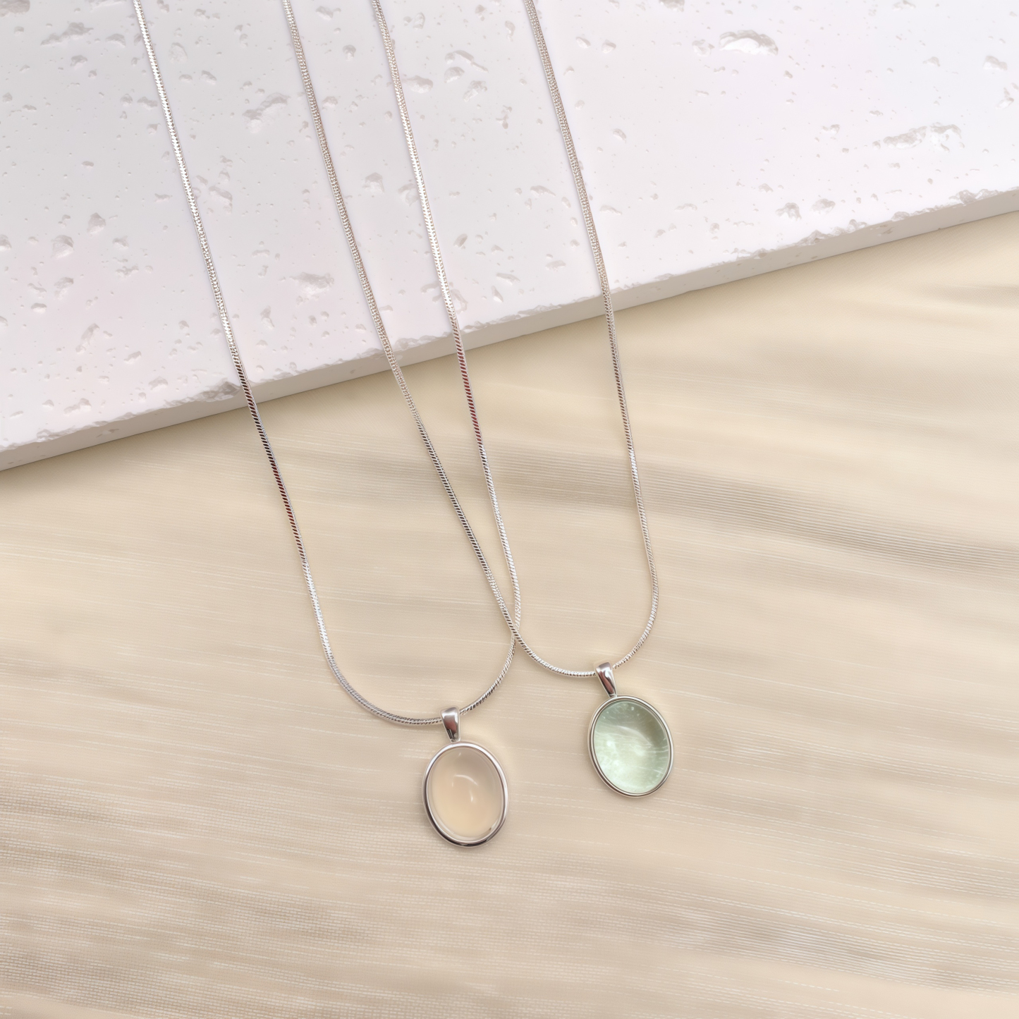 Natural White Jade Pendant Necklace | Healing Gifts for Women in 2025