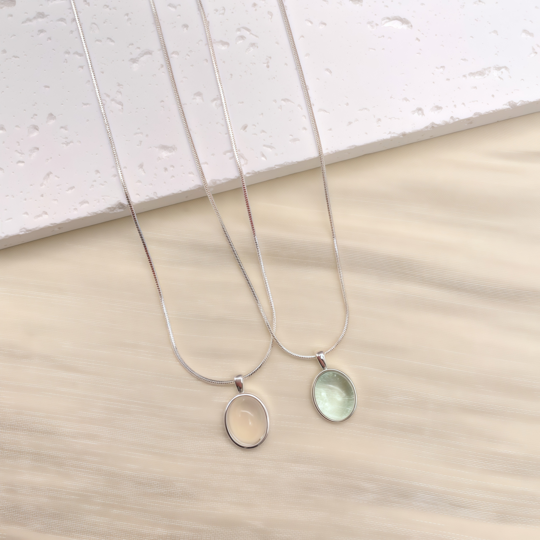 Natural White Jade Pendant Necklace | Healing Gifts for Women in 2025