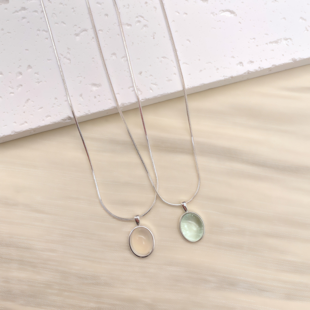 Natural White Jade Pendant Necklace | Healing Gifts for Women in 2025