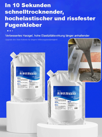 【10 Sekunden schnell trocknend】Dach- und Bodenriss-Reparatur-Kleber. Umweltfreundlich und geruchsneutral