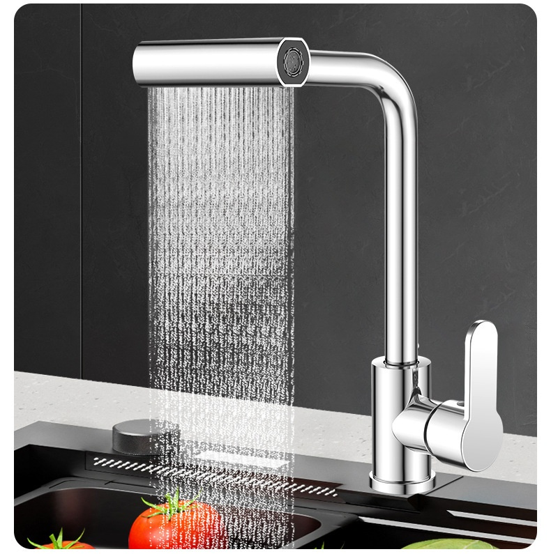 Kalt-warm drehbarer Universal-Ausziehhahn.Es Kann Rotieren Und Wasser Filtern Und Rostet Hundert Jahre Lang Nicht