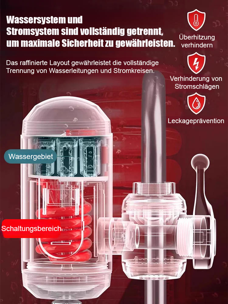 Intelligenter wasserdichter Duschkopf Temperaturanzeiger.Echtzeit-Wassertemperaturanzeige, wasserdicht, langlebig und präzise