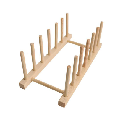 Abtropfgestell aus Kiefernholz, Küchenregal aus Holz, Tassenständer, Geschirrständer, Tellerständer