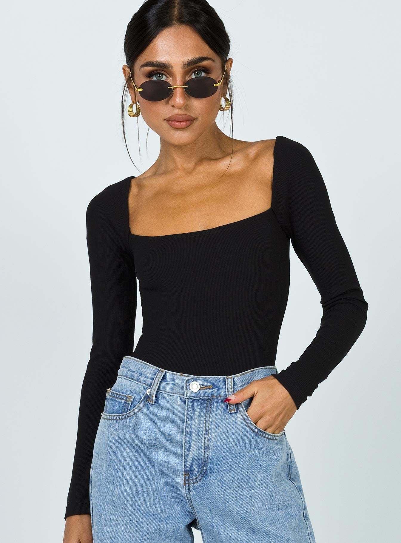 Charlotte Bodysuit Black