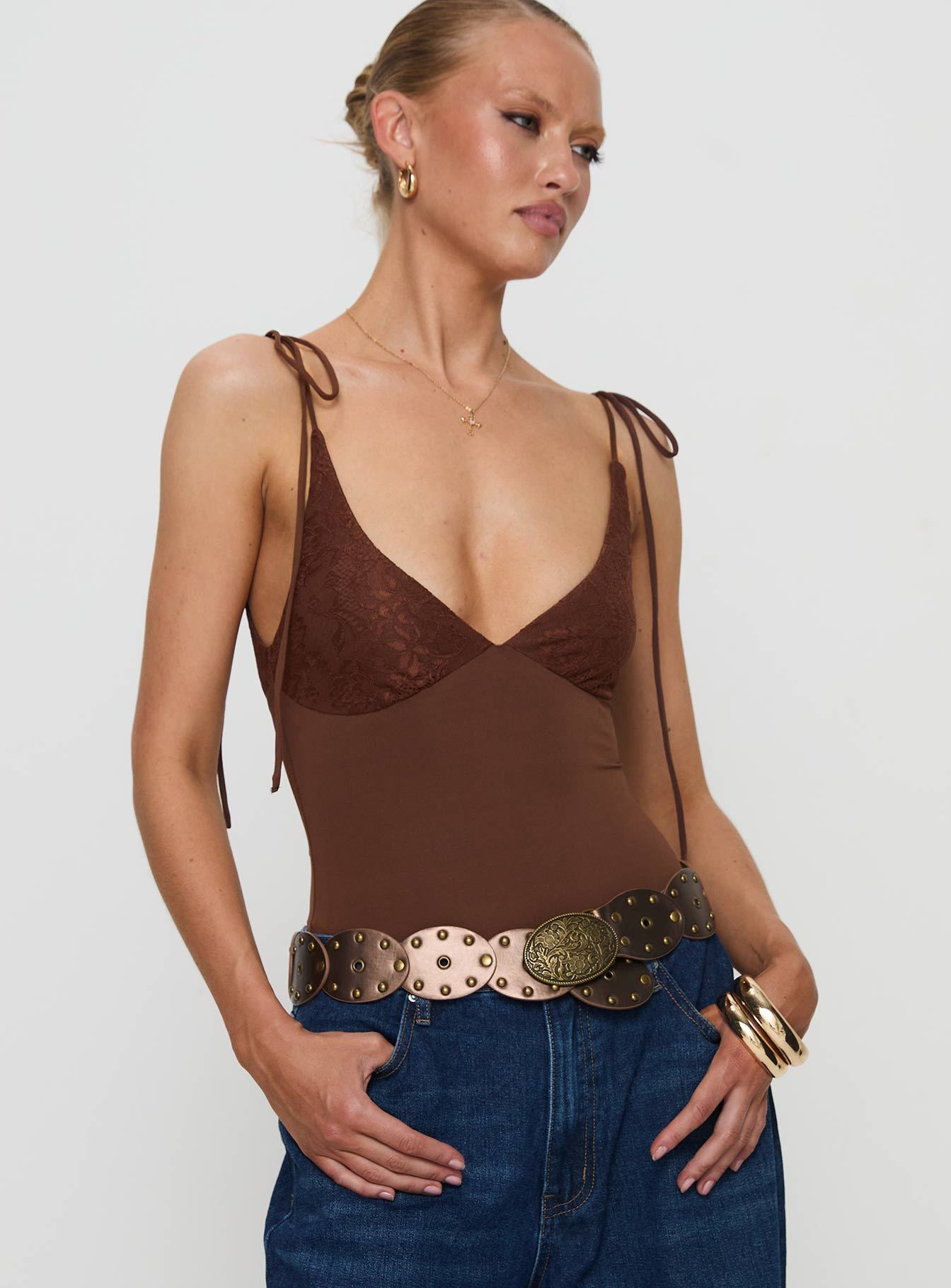 Prichard Bodysuit Brown