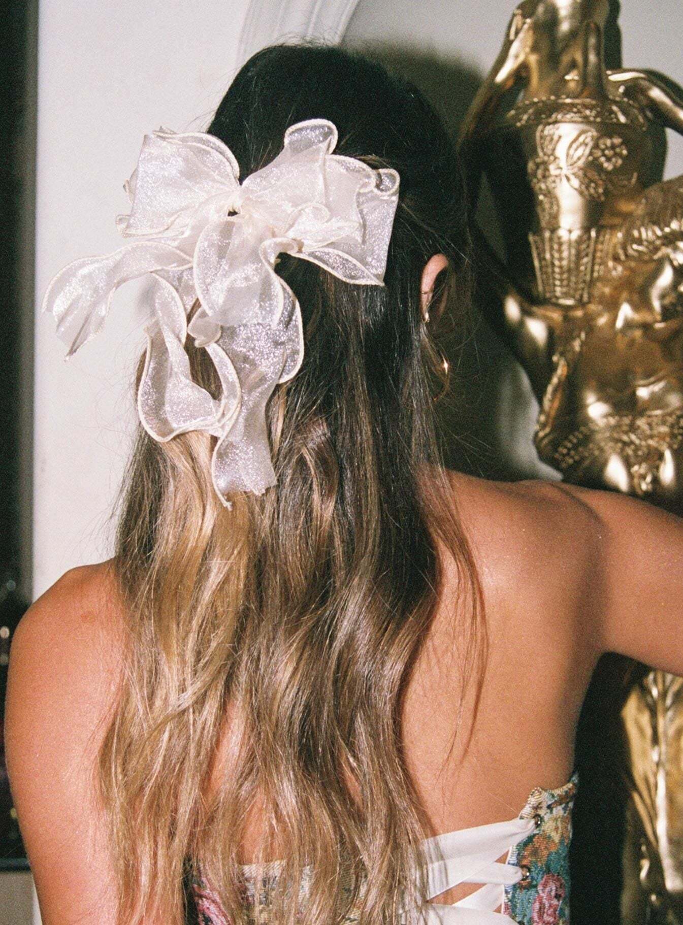 Linney Hair Bow Beige