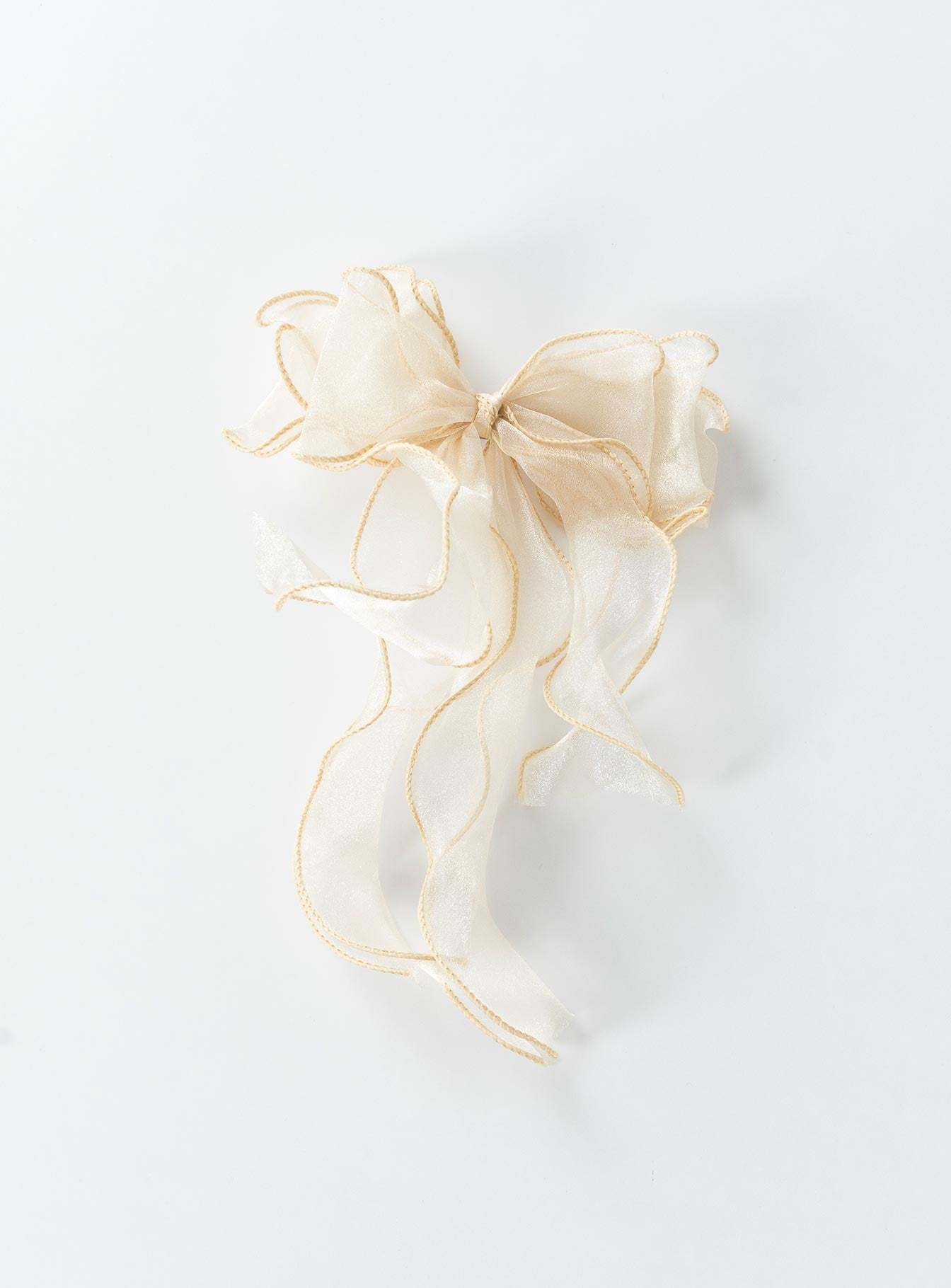 Linney Hair Bow Beige