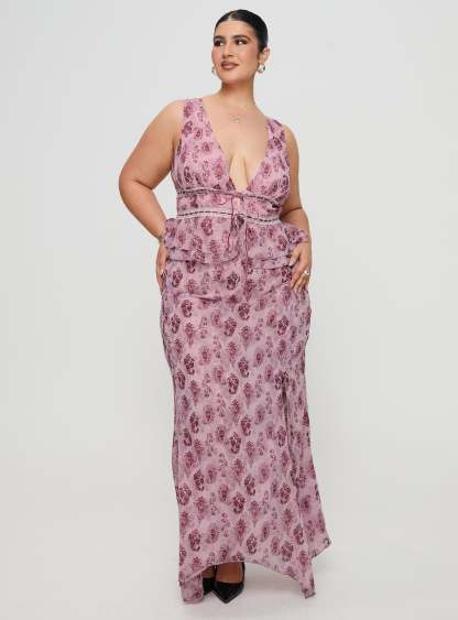 Nikolise Top Purple Curve