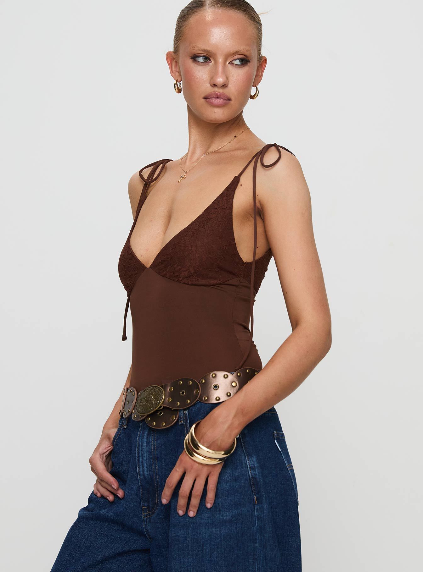 Prichard Bodysuit Brown