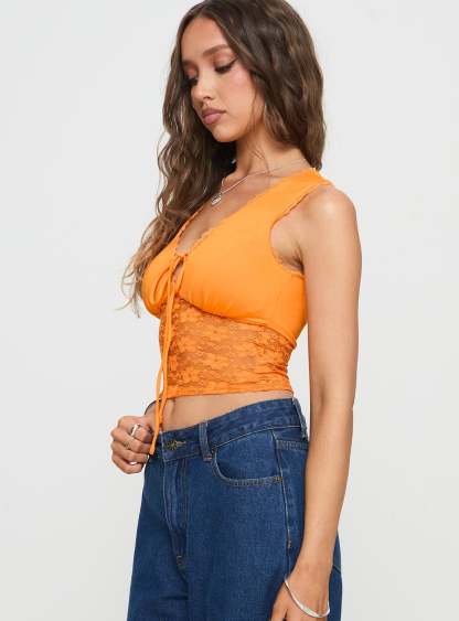 Isolde Top Orange