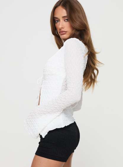 Lucky Stars Knit Top Cream