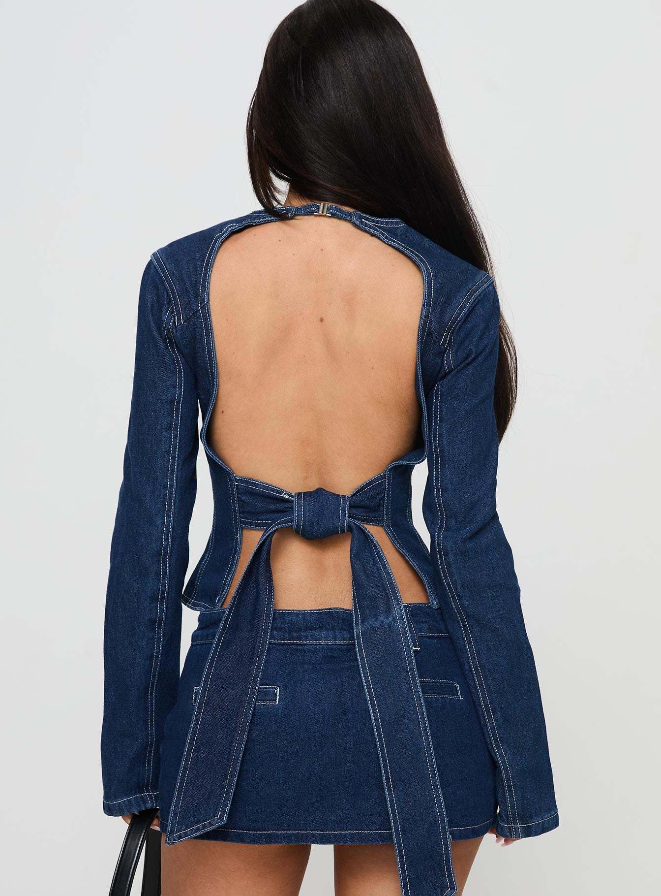 Countryside Long Sleeve Top Denim