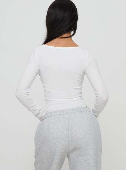 Lunella Bodysuit White