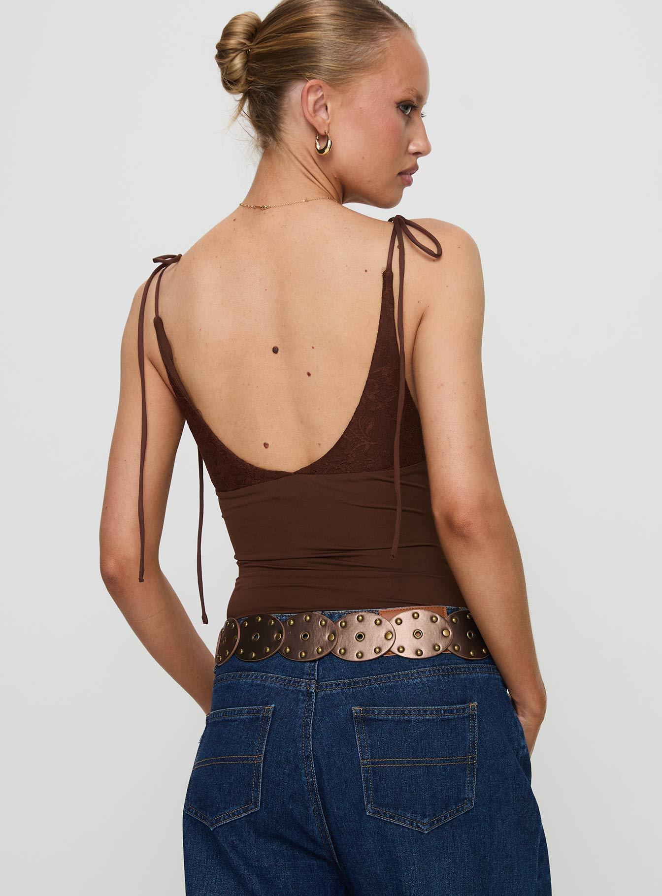 Prichard Bodysuit Brown
