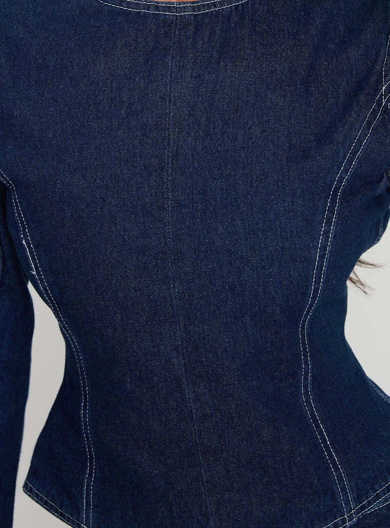 Countryside Long Sleeve Top Denim