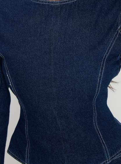 Countryside Long Sleeve Top Denim