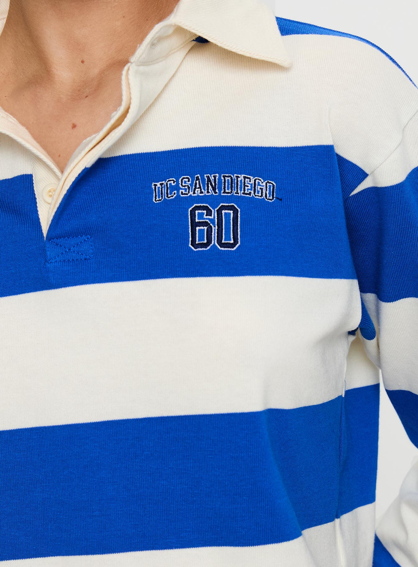 UCSD Rugby Polo Navy / White