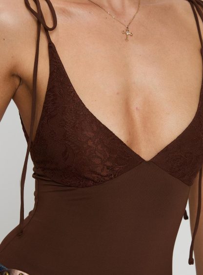 Prichard Bodysuit Brown